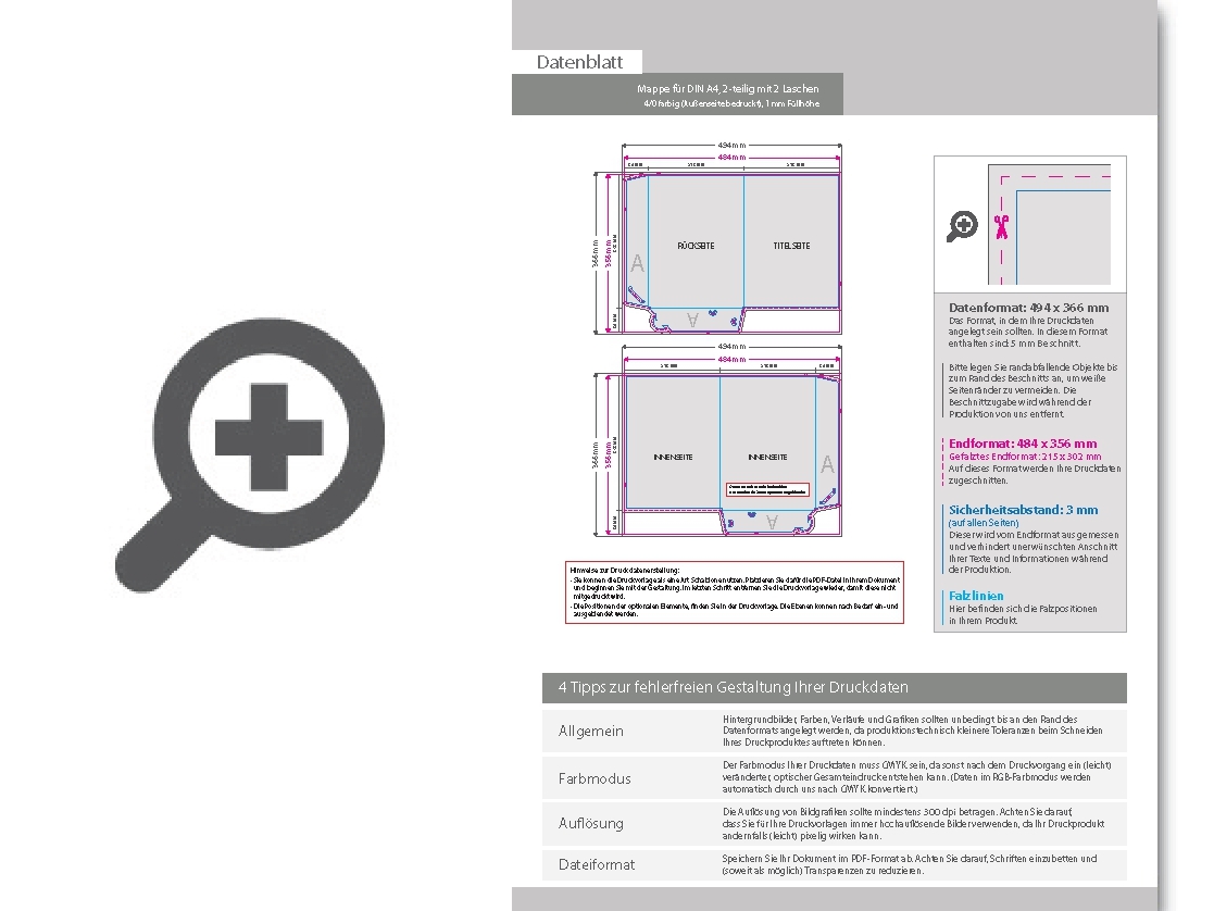 Product Bild mappe_f__r_din_a4__2-teilig_mit_2_laschen__4_0_farbig_(au__enseite_bedruckt)